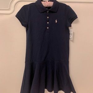 NWT Polo Ralph Lauren Girls SS polo dress